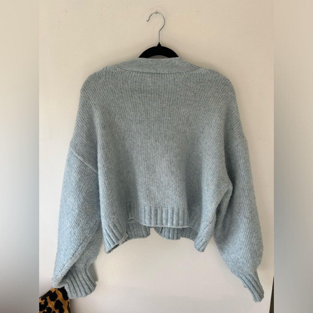 Zara Embellished Bow Oversized Cardigan - Picture 3 of 9